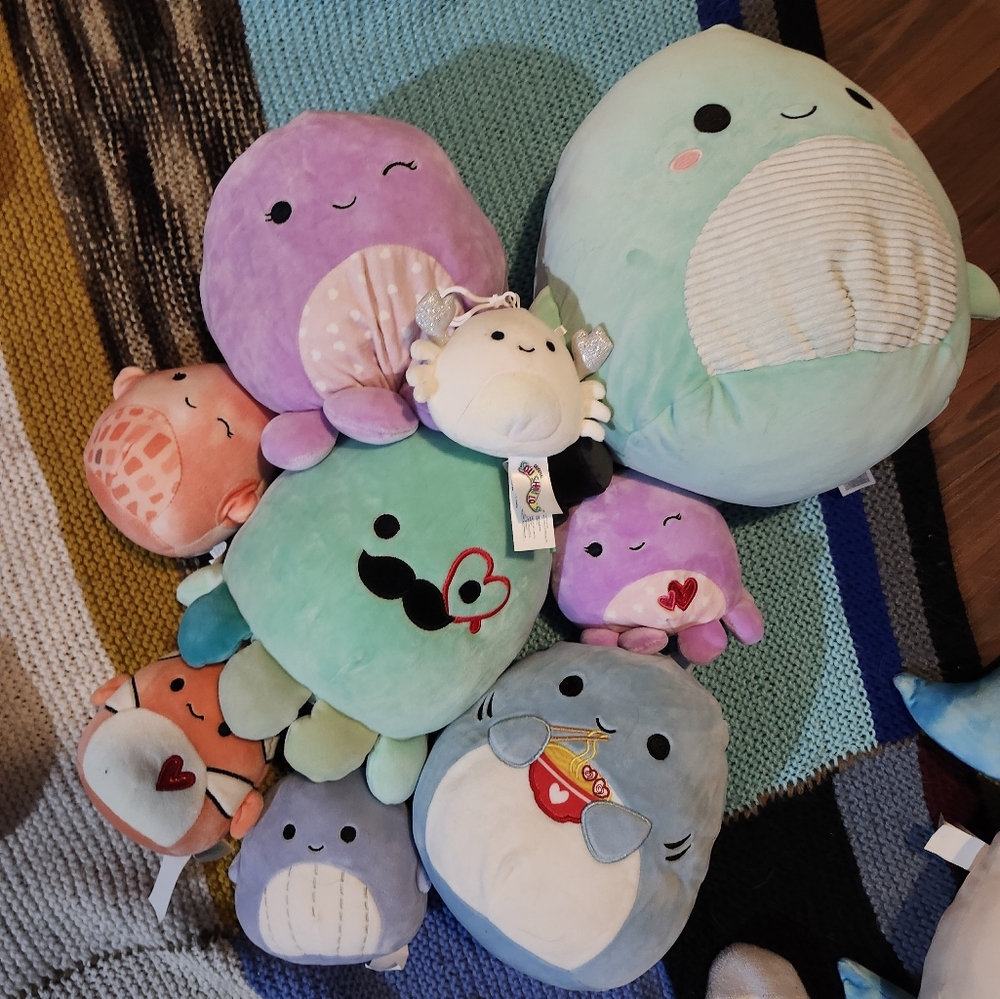 Sea life squishmallow bundle